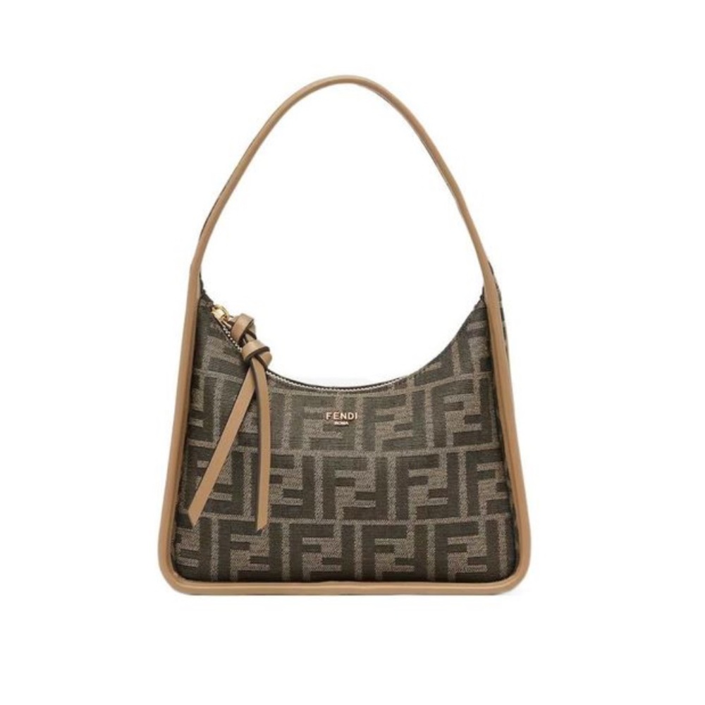NWOT Fendi Black and Tan Shoulder Bag